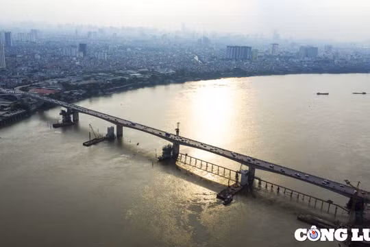 Hà Nội: Toàn cảnh cầu Vĩnh Tuy giai đoạn 2, sau gần 2 năm thi công