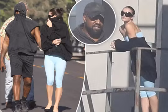 Kanye West bí mật đưa bồ mới dạo chơi ở Malibu