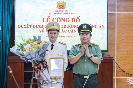 Bổ nhiệm Đại tá Nguyễn Anh Tuấn giữ chức vụ Giám đốc Truyền hình CAND - ANTV