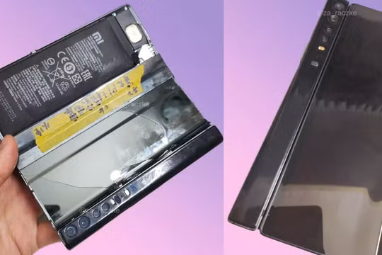 Xuất hiện hình ảnh nguyên mẫu smartphone màn hình gập mới của Xiaomi