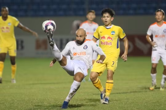 Chia điểm với SHB Đà Nẵng, HAGL có trận thứ 9 không thắng tại V.League 2022