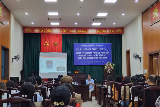 Hội Nhà báo Thanh Hóa khai giảng lớp bồi dưỡng kỹ năng làm phóng sự
