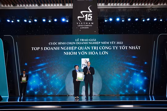 PNJ xuất sắc nằm trong top 5 doanh nghiệp niêm yết quản trị tốt năm 2022