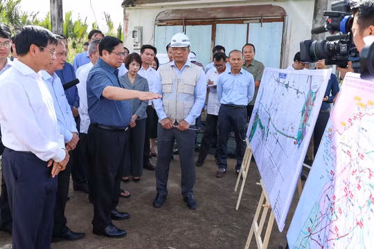 Thủ tướng Phạm Minh Chính khảo sát một số dự án trọng điểm tại Bạc Liêu