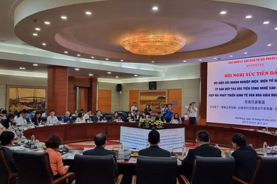 Hải Phòng thu hút 1,46 tỷ USD vốn đầu tư FDI từ Đài Loan trong 8 tháng đầu năm 2022