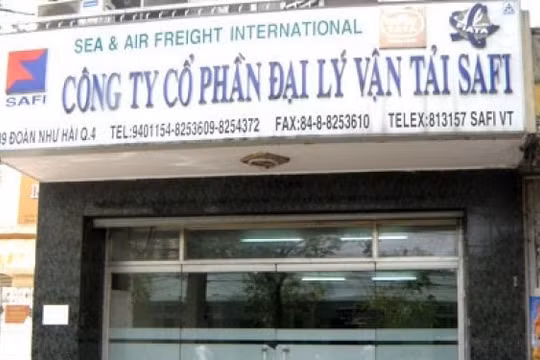 Đại lý Vận tải SAFI (SFI) chốt quyền tạm ứng cổ tức tỷ lệ 20% đợt 1/2022 bằng tiền
