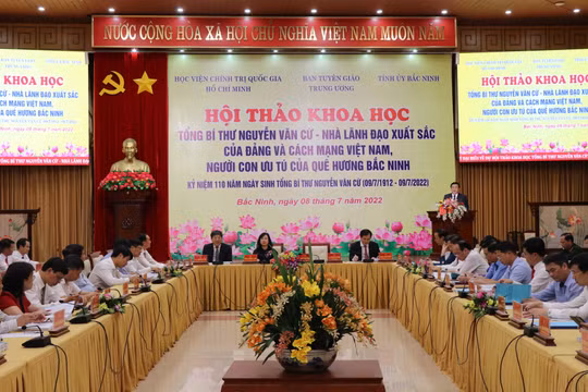Bắc Ninh: Tổ chức Hội thảo khoa học về Tổng Bí thư Nguyễn Văn Cừ
