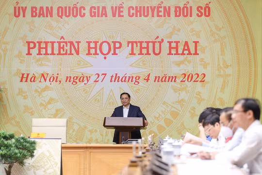 Thủ tướng Phạm Minh Chính: Đẩy mạnh hơn nữa chuyển đổi số bằng hành động thực chất