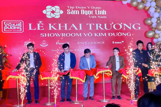 Khai trương showroom Võ Kim Đường sâm Ngọc Linh tại TP Thanh Hoá