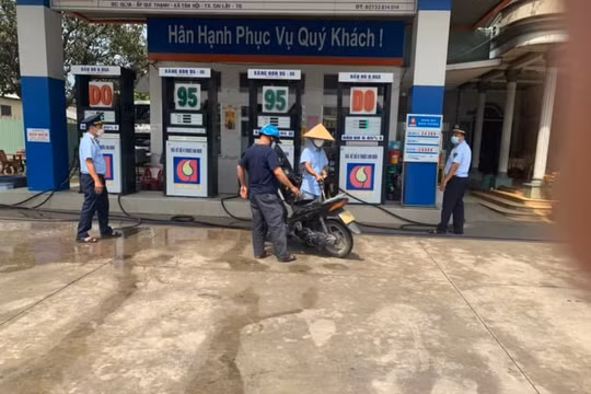 Tiền Giang: Đồng loạt kiểm tra, giám sát hoạt động kinh doanh xăng dầu