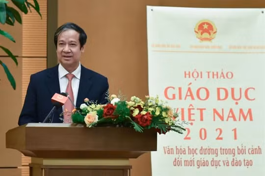 Bộ trưởng Nguyễn Kim Sơn: Năm 2022 là năm chuyển đổi số trong ngành giáo dục