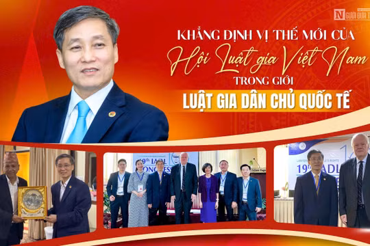 Khẳng định vị thế của Hội Luật gia Việt Nam trong giới Luật gia Dân chủ quốc tế