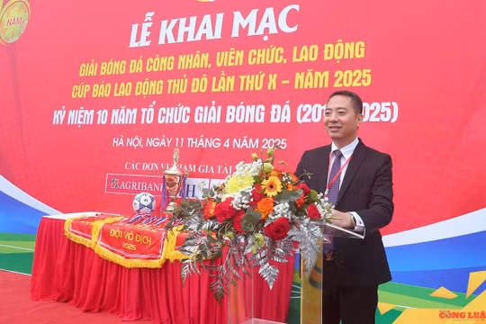 17 đội bóng tranh tài tại Giải bóng đá CNVCLĐ Cúp Báo Lao động Thủ đô lần thứ X