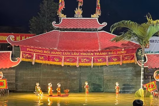 Hồn quê Kinh Bắc trong nghệ thuật Múa rối nước Đồng Ngư