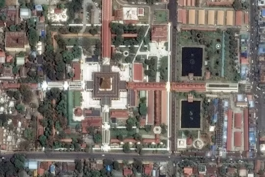 Ảnh vệ tinh cho thấy sự tàn phá khủng khiếp của trận động đất ở Myanmar