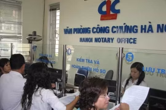 Không được sử dụng nhà chung cư có mục đích để ở làm trụ sở phòng công chứng