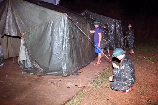 Bộ Tổng Tham mưu yêu cầu tập trung khắc phục hậu quả lũ quét, sạt lở đất tại Sơn La