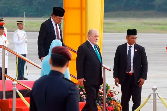 Quốc vương Malaysia thăm Nga theo lời mời của Tổng thống Putin