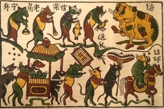 ‘Đông Hồ thế sự’ đưa tranh dân gian lên sân khấu