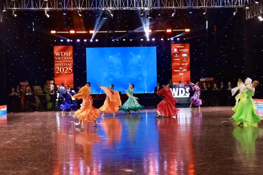 Hơn 3.000 vận động viên thi đấu tại Vietnam Dancesport Festival 2025