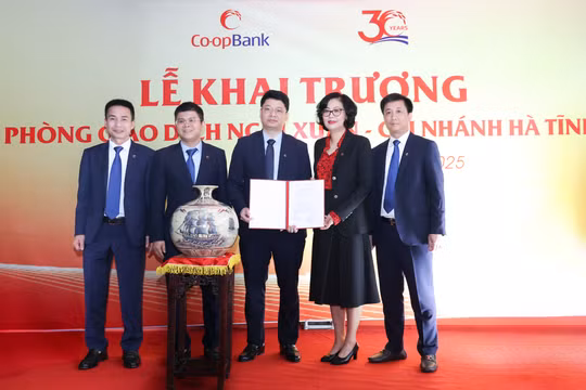 Co-opBank chi nhánh Hà Tĩnh khai trương Phòng giao dịch Nghi Xuân