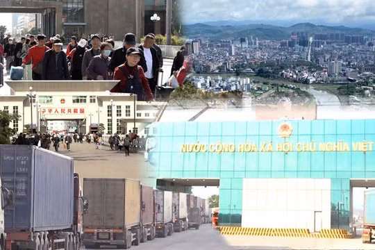 Nhộn nhịp giao thương vùng biên dịp Tết