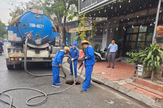 Công ty TNHH MTV Thoát nước Hải Phòng: Đảm bảo tiêu thoát nước dịp Tết