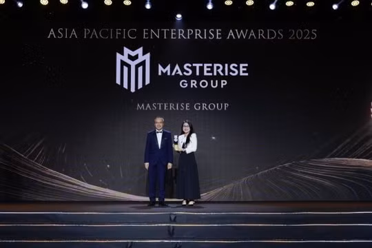 Chiến thắng “kép” tại giải thưởng doanh nghiệp Châu Á 2025, Masterise Group khẳng định tầm vóc doanh nghiệp và thương hiệu quốc tế