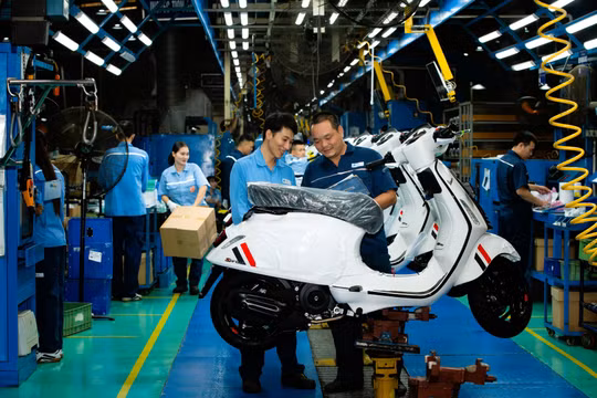 Piaggio xuất xưởng chiếc xe máy thứ 2 triệu tại Việt Nam