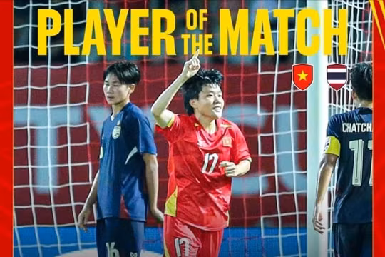 Tuyển nữ Việt Nam hạ Thái Lan, toàn thắng tại vòng bảng AFF Cup nữ 2025