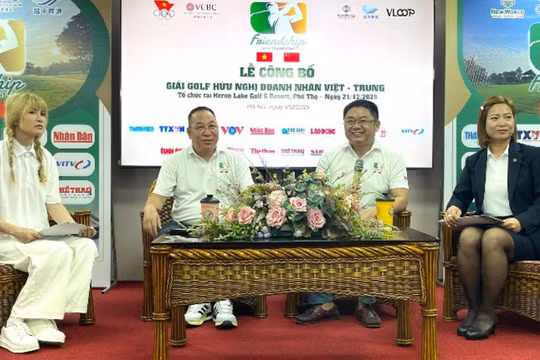 Sắp diễn ra Giải Golf hữu nghị Doanh nhân Việt Nam - Trung Quốc 2025