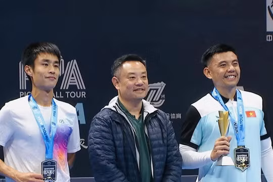 Hạ đối thủ Trung Quốc, Lý Hoàng Nam lần đầu giành danh hiệu pickleball PPA Tour