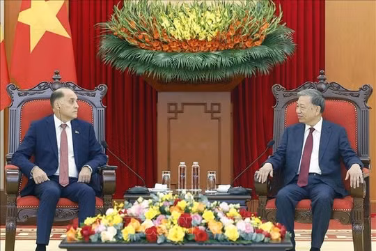Tổng Bí thư Tô Lâm tiếp Thư ký Hội đồng An ninh Belarus