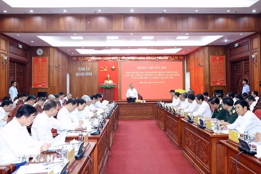Tổng Bí thư Tô Lâm: Việc hợp nhất sẽ là đòn bẩy chiến lược đưa Quảng Trị vươn lên trở thành cực tăng trưởng mới
