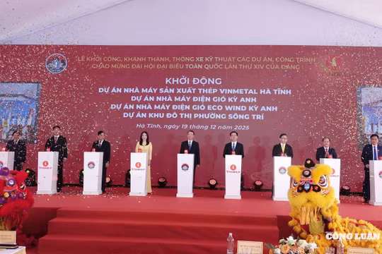 Hà Tĩnh: Khởi động đồng loạt 6 dự án trọng điểm