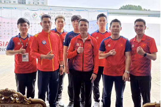 Việt Nam giành huy chương vàng ở Giải bắn súng châu Á