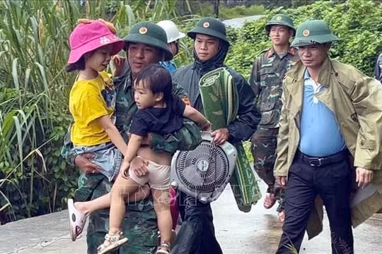Chỉ đạo của Thường trực Ban Bí thư về việc ứng phó bão số 10