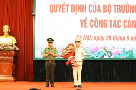 Đại tá Lê Văn Tuân giữ chức Phó Giám đốc Công an TP Hà Nội