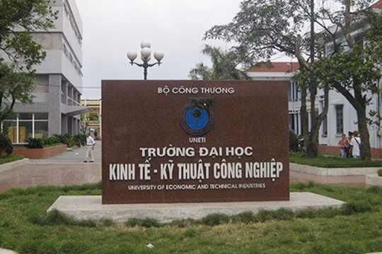 Trường ĐH Kinh tế - Kỹ thuật Công nghiệp công bố điểm sàn xét tuyển năm 2025