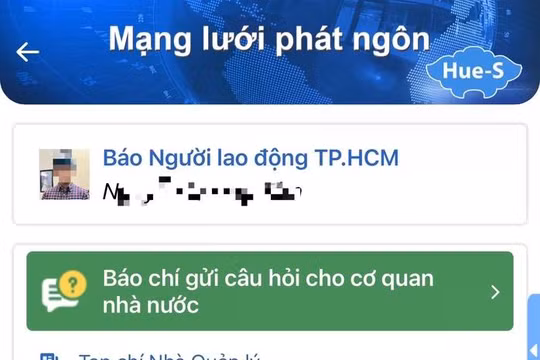 TP Huế số hóa hoạt động phát ngôn báo chí: Phóng viên được chấm điểm chất lượng phản hồi