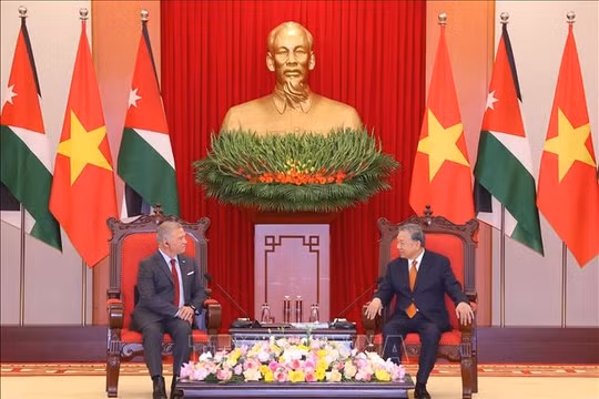 Tổng Bí thư Tô Lâm hội kiến Quốc vương Jordan Abdullah II Ibn Al-Hussein