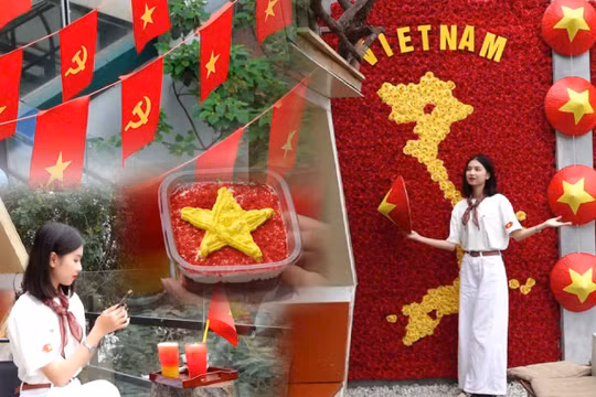 Tìm đến quán nhỏ nơi khoác lên mình màu cờ Tổ quốc