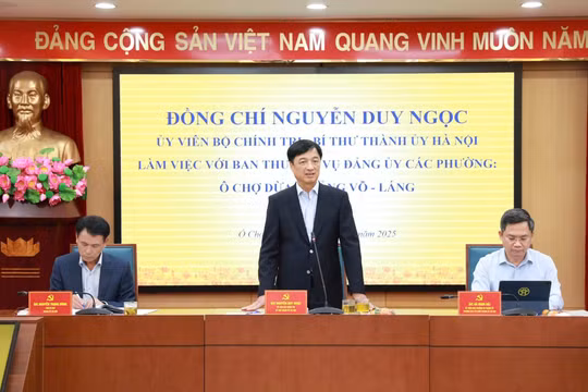 Bí thư Thành ủy Hà Nội: Bố trí cán bộ phải đúng chức năng, nhiệm vụ và sát khối lượng công việc