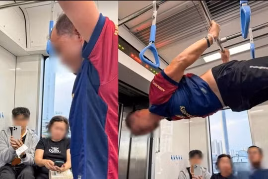 Công an thông tin vụ nam thanh niên hít xà đơn trên tàu Metro