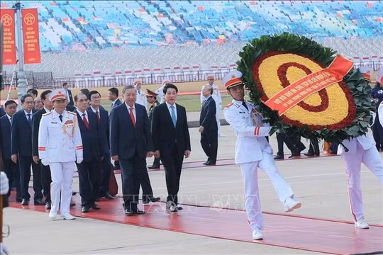 Lãnh đạo Đảng, Nhà nước vào Lăng viếng Chủ tịch Hồ Chí Minh nhân dịp 80 năm Quốc khánh 2/9