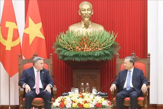 Tổng Bí thư Tô Lâm tiếp lãnh đạo Tập đoàn Murphy Oil, khẳng định Việt Nam tạo điều kiện thuận lợi cho hợp tác dầu khí