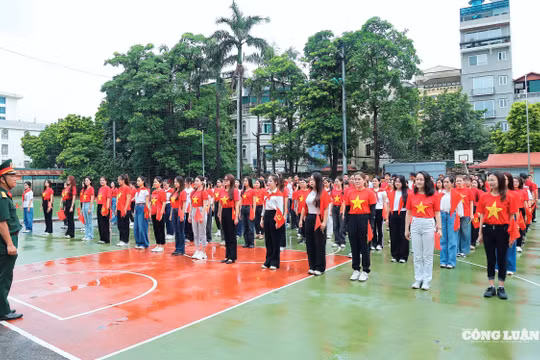 Sôi nổi, nhiệt huyết những ngày luyện tập của Khối Báo chí Cách mạng Việt Nam trong nhiệm vụ A80