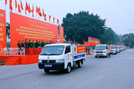 Công an tỉnh Ninh Bình ra quân cao điểm tấn công, trấn áp tội phạm, đảm bảo an ninh, trật tự Tết Bính Ngọ 2026