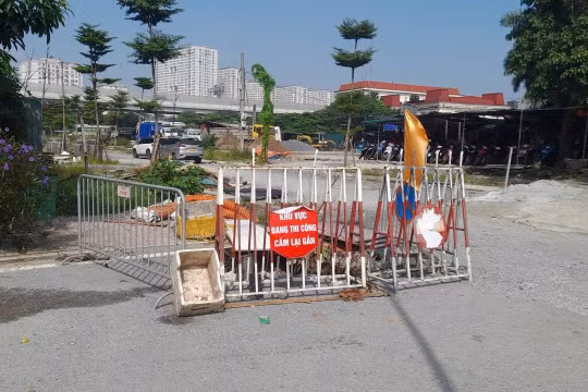 Chủ đầu tư khẩn trương khắc phục sự cố sụt lún tại khu vực Trần Cung