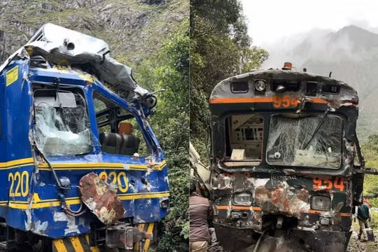 Hai đoàn tàu du lịch đâm nhau ở Peru, lái tàu thiệt mạng và 40 người bị thương
